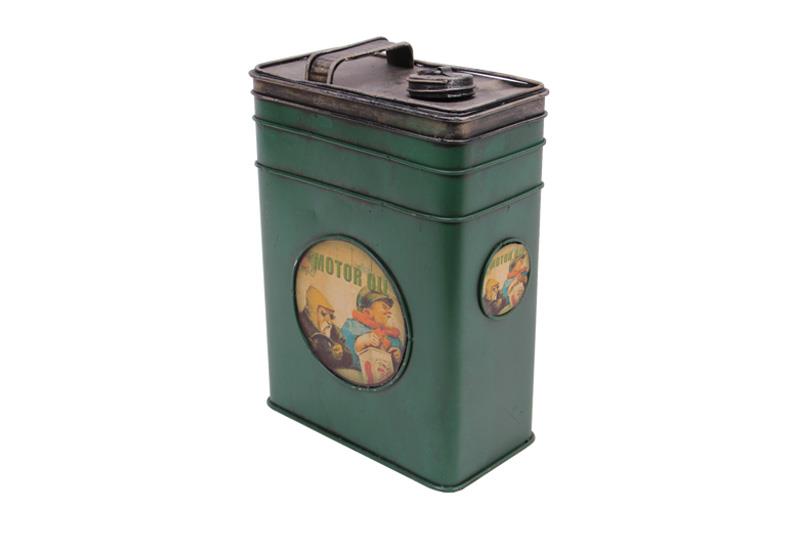 Dekoratif Metal Yakit Bidonu Kumbarali Vintage Hediyelik