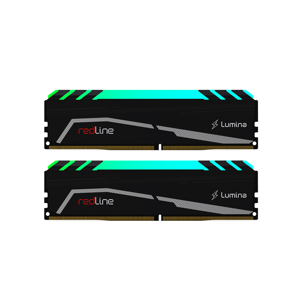 MUSHKIN redLine Lumina, MLA4C320GJJM8GX2, 2x8Gb Kit, 3200Mhz, DDR4, CL16, RGB, Desktop Gaming RAM (Sogutuculu)
