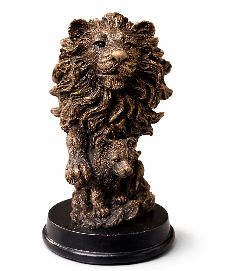 Polyester Aslan Bustu