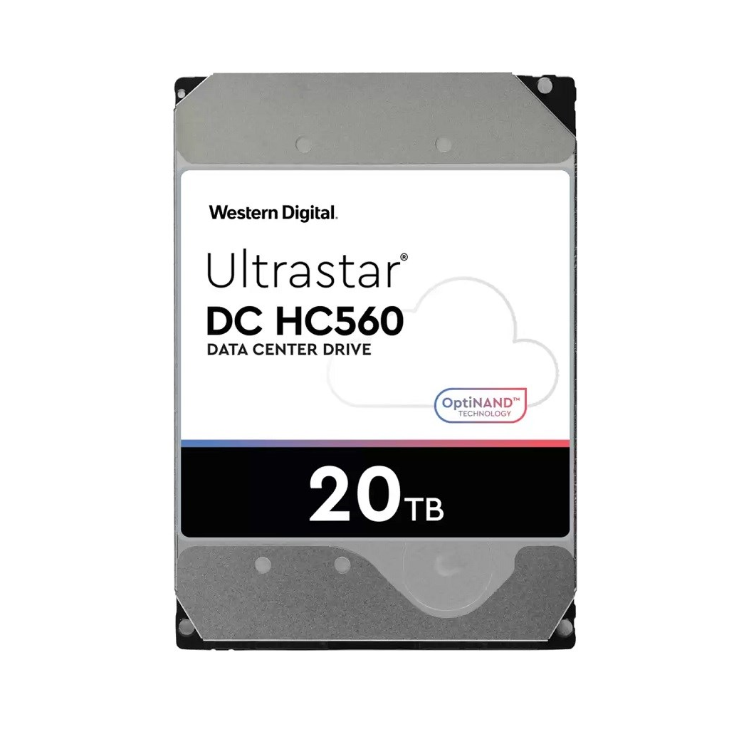 WD ULTRASTAR, WUH722020BLE6L4, 3.5", 20TB, 512Mb, 7200 Rpm, 7/24 Enterprise, DATA CENTER-GUVENLIK-NAS-SERVER, HDD (DC HC560) (0F38785) (Turkiye Distributoru Garantili)