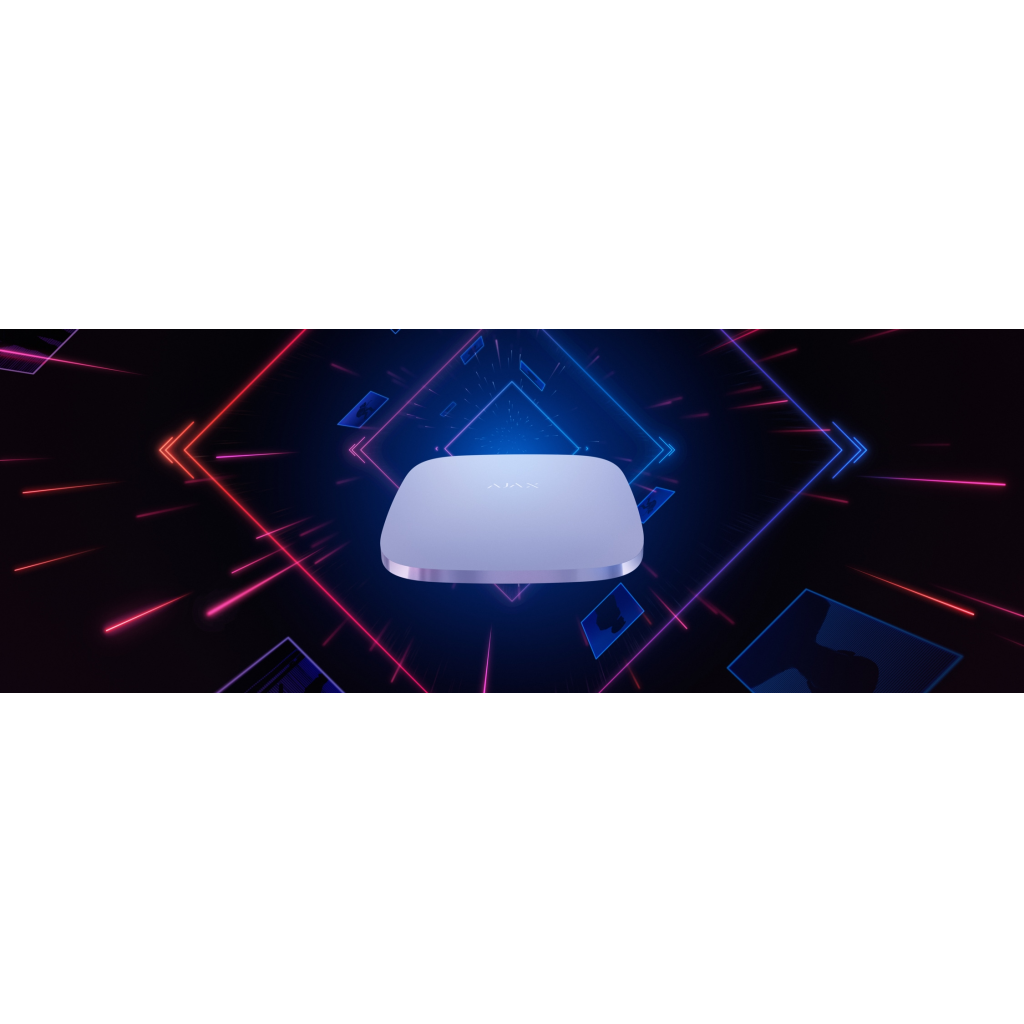 AJAX Hub2, Kablosuz, Gorsel Dogrulamali, Alarm Paneli, BEYAZ