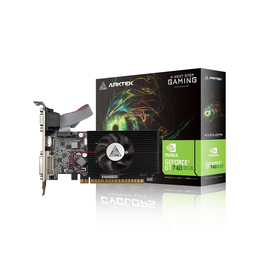 ARKTEK CYCLOPS, AKN740D3S2GL1, GT740, 2Gb, GDDR3, 128Bit, 1xD-Sub, 1xDVI, 1xHDMI Ekran Karti