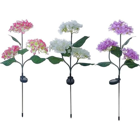 Solar Gunes Enerjili Kazikli Cicek LED Lamba S-26