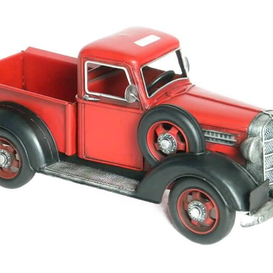 Dekoratif Metal Nostaljik Kamyon Vintage Dekoratif Hediyelik