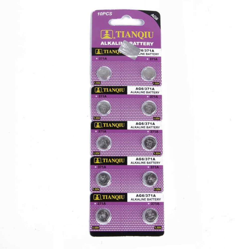 TIANQIU AG6 LR920/371 Alkalin 10'lu Dugme Pil