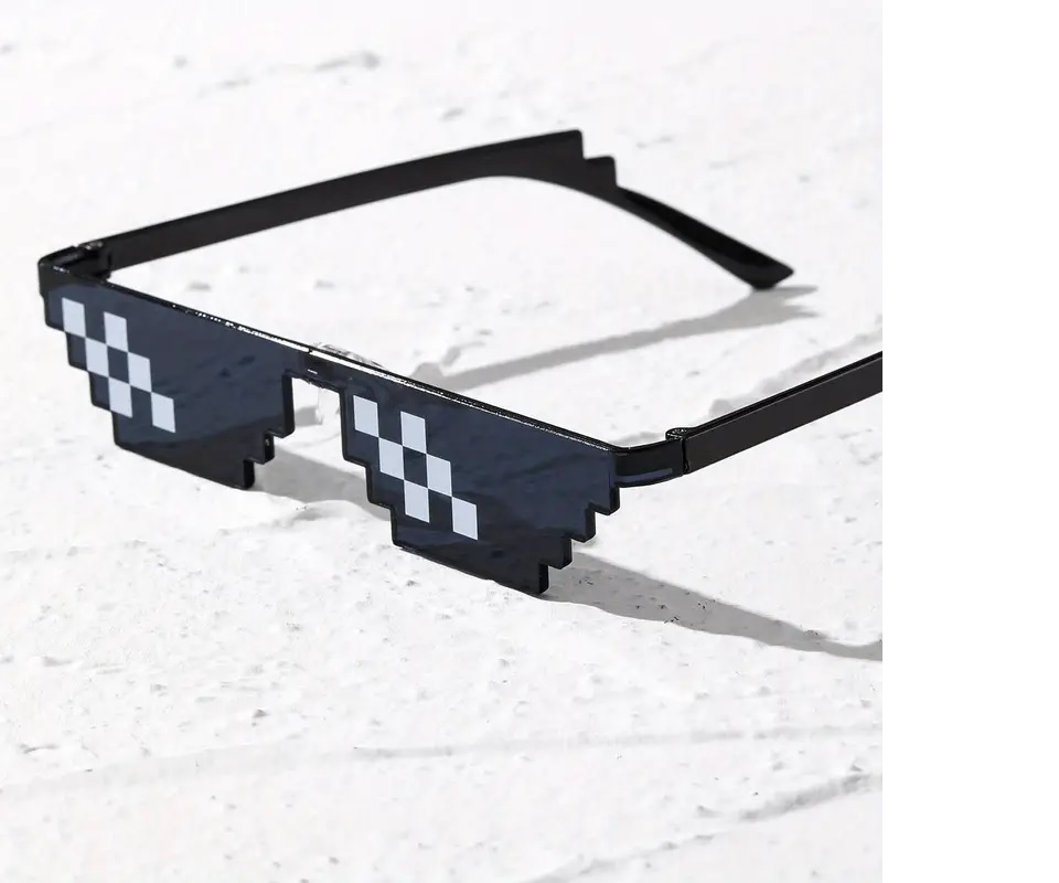 Gunes Gozlugu Mozaik Siyah Kedi Gozlukleri