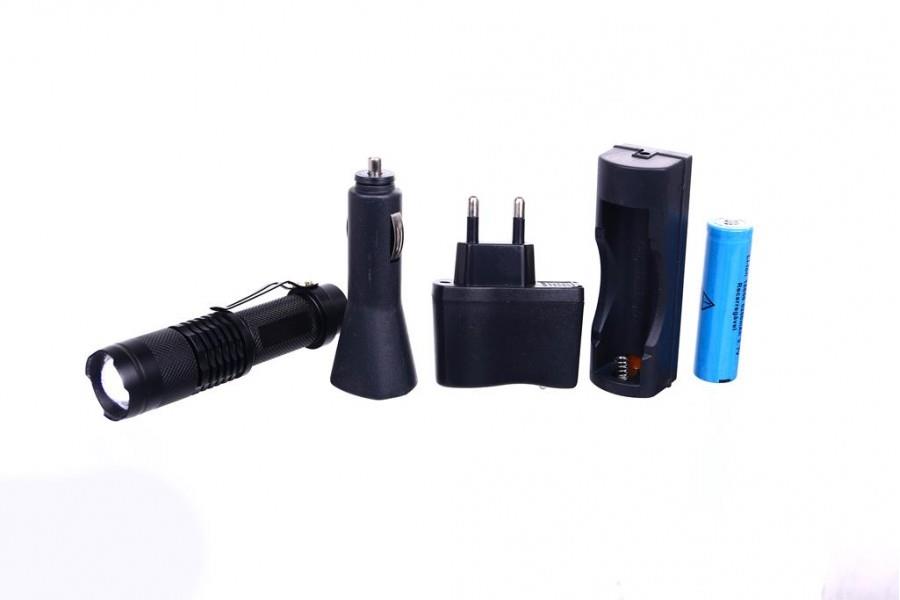 Orjinal 800 Lumen T6 Sarjli EL Feneri Cree T6 Led El Feneri