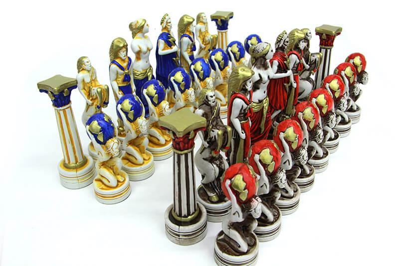 Satranc Tasi Polyester Buyukboy Herkul Dekoratif Hediyelik