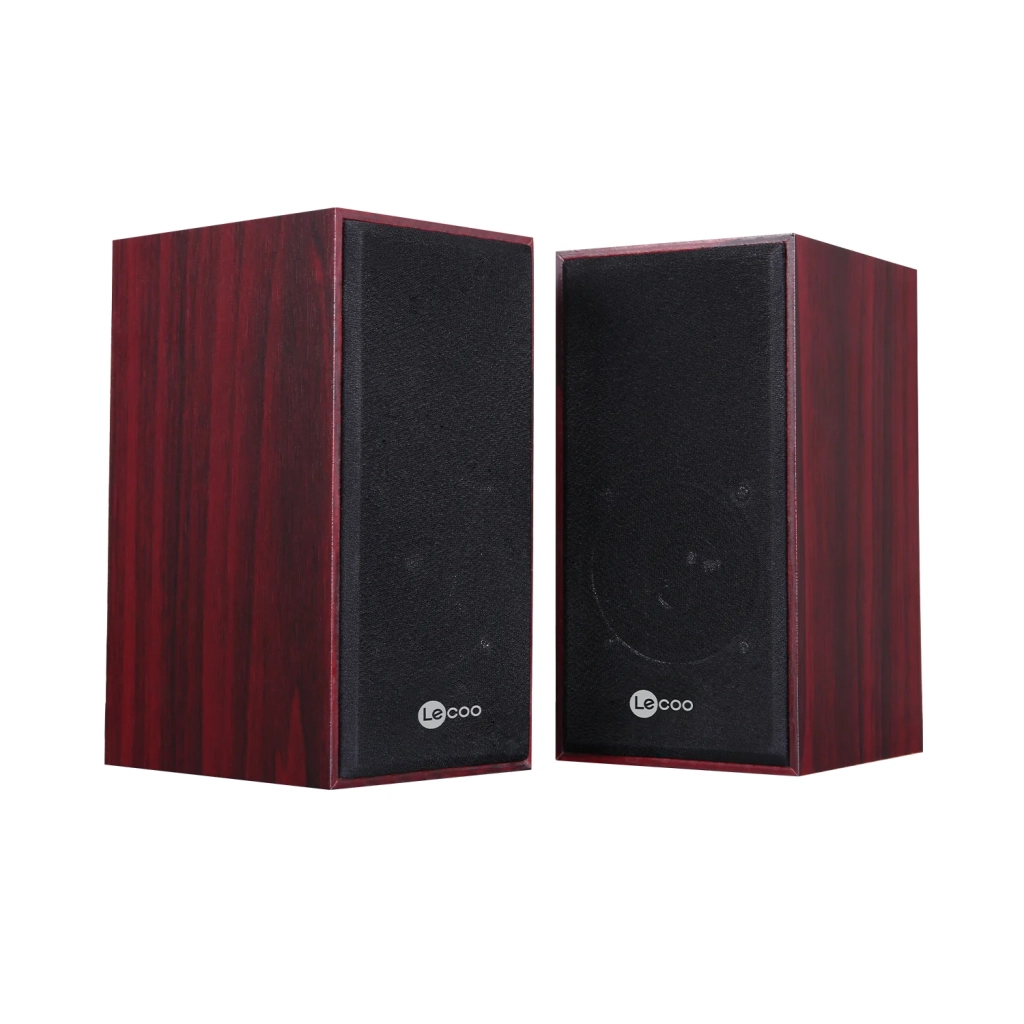 LECOO DS105, 6W, 1+1, Masaustu, USB, Ahsap Kasa, Speaker