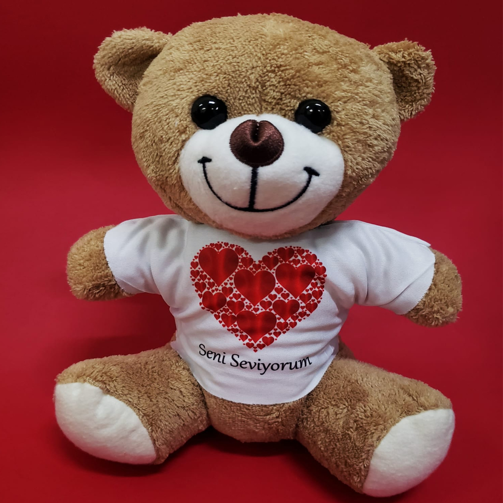 Love Tisortlu Pelus Ayicik