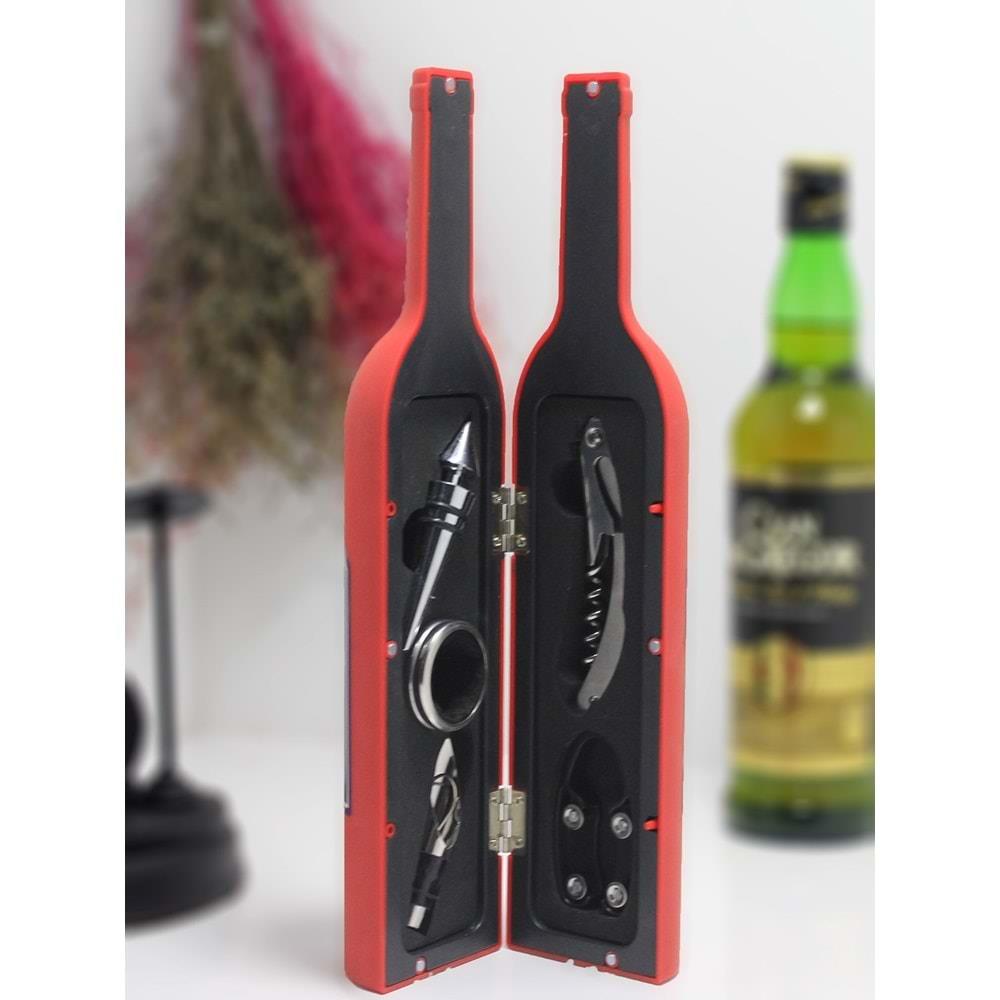 Sise Tirbuson Seti Buyuk Kirmizi