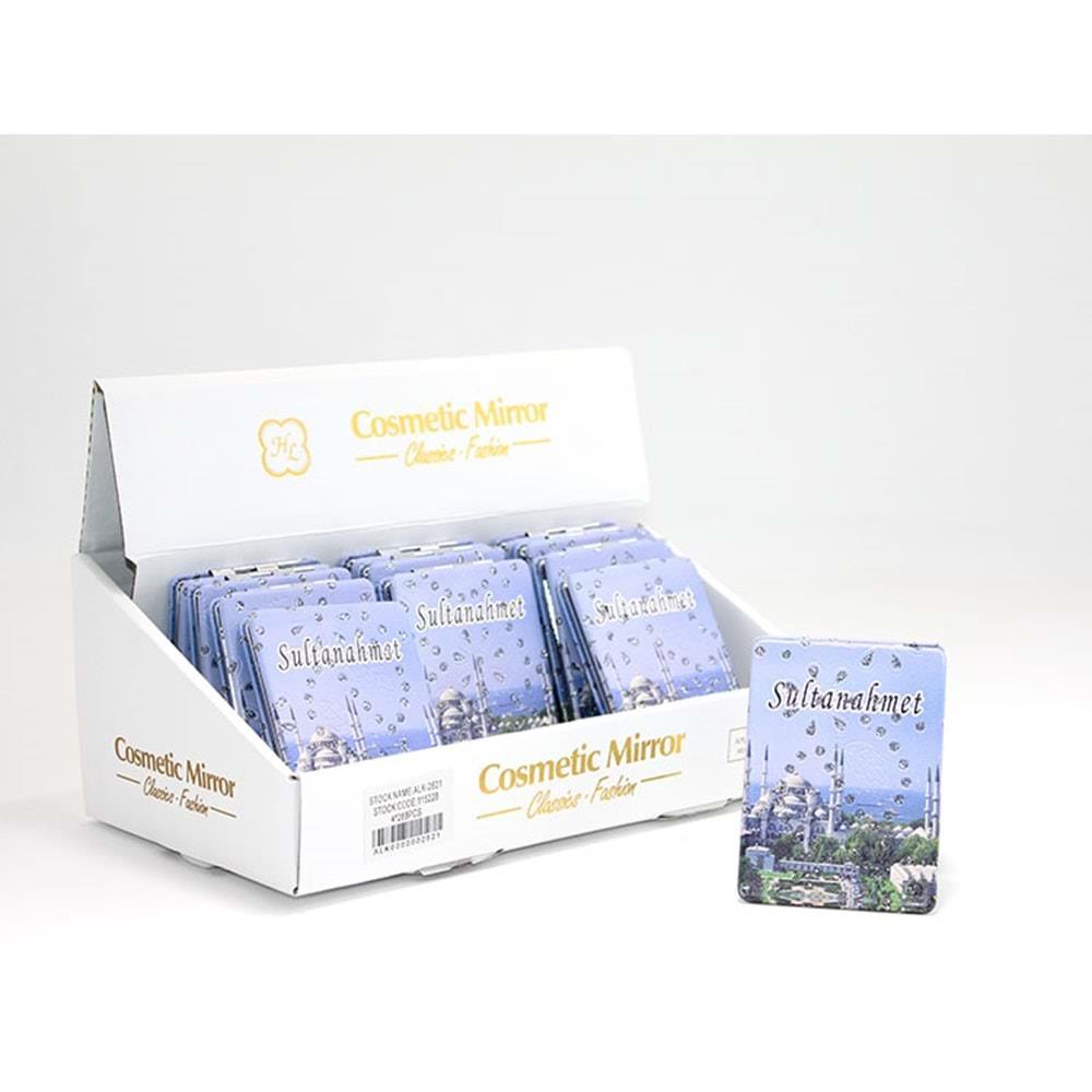 Tasli Istanbul Tasarimi El Aynasi Ince