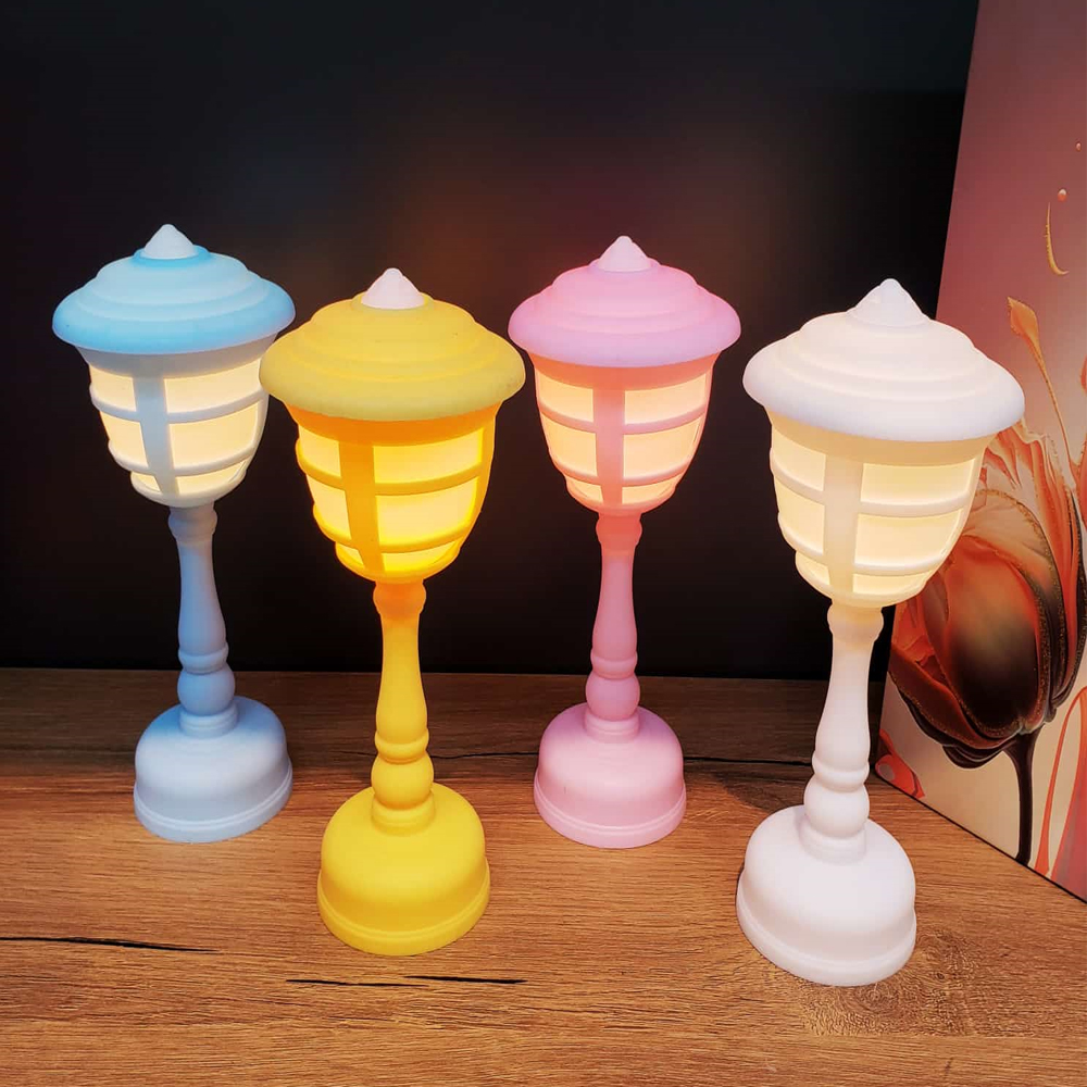 Renkli Sokak Lambasi Tasarimli Led Isik