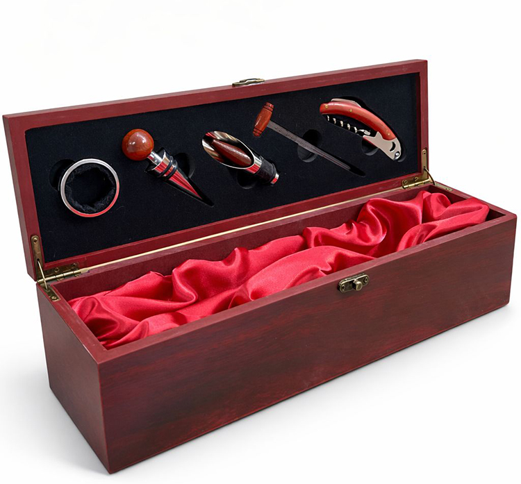 Ahsap Kutulu Saraplik Ve Tirbuson Seti