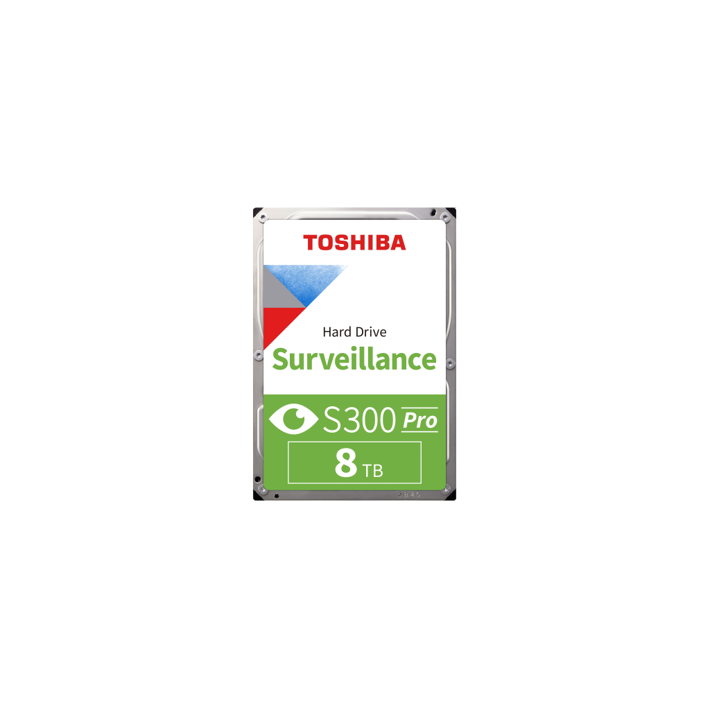TOSHIBA S300 PRO, MD10ADA800V, 3.5", 8TB, 512Mb 7200 Rpm, 7/24 Guvenlik HDD (Turkiye Distributoru Garantili)