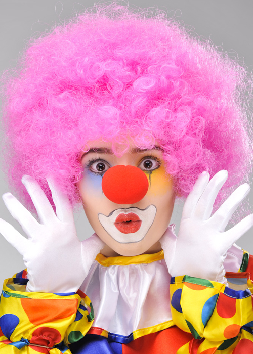 Parti Aksesuar Kivircik Afro Bonus Peruk Takma Sac Kirmizi Burun Seti