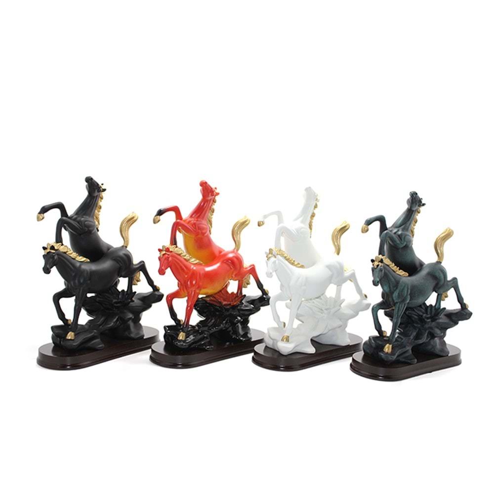 Polyester 2'Li Sahlanmis At Figuru