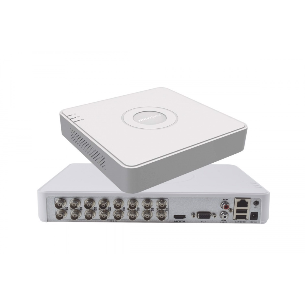 HIKVISION DS-7116HGHI-K1, 16Kanal, 2Mpix, H265 Pro+, 1 HDD Destegi, 5in1 DVR Cihazi