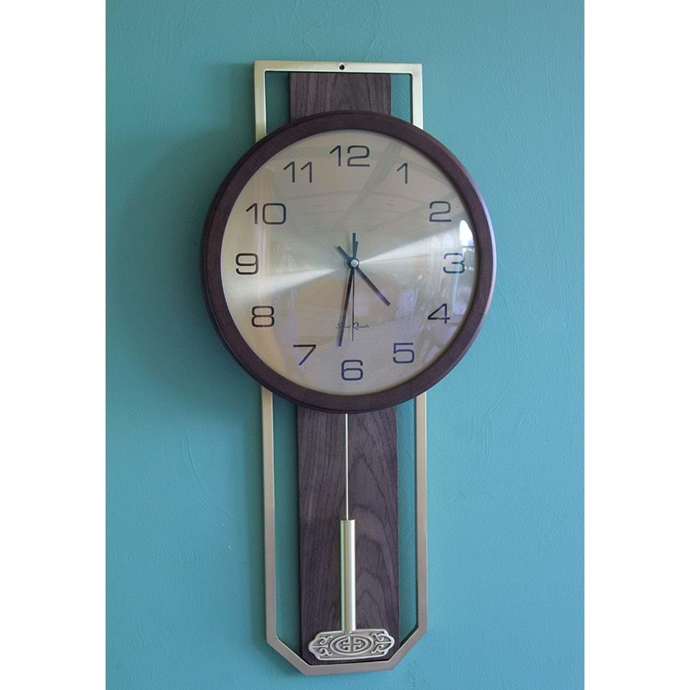 Geyikli Duvar Saati Sarkacli Alk1579 Dekoratif Hediyelik