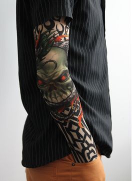 Giyilebilir Kol Dovmesi Corap Dovme 3D Baskili Kol Bacak Dovme 2 Adet Model 18