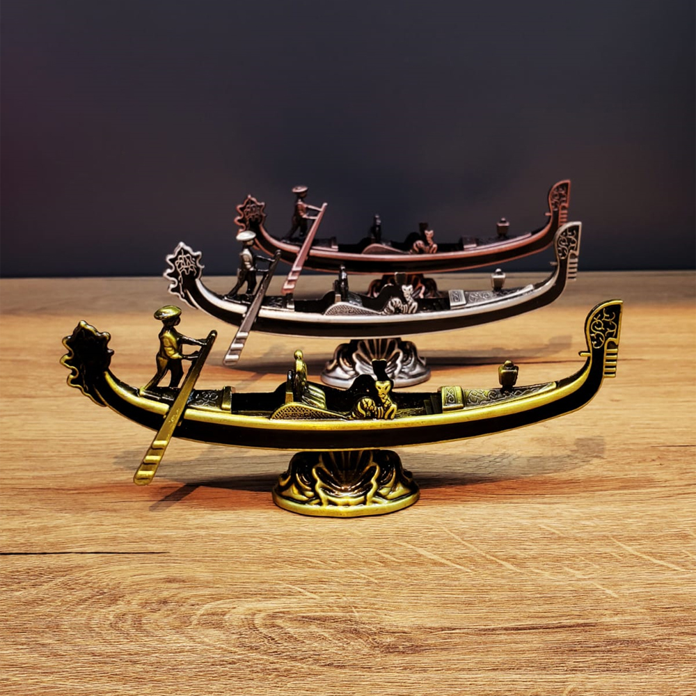 Metal Dekoratif Venedik Kayik