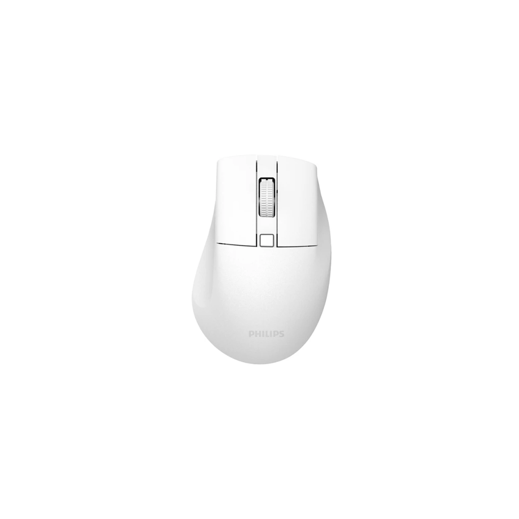 PHILIPS SPK7528W, SESSIZ, Beyaz, USB Nano  2,4Gh ve Bluetooth Kablosuz, 1600dpi, Optic, 3 Tuslu Ergonamik Mouse