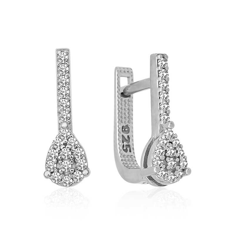 Gumus Sallantili Damla Tasli Kupe