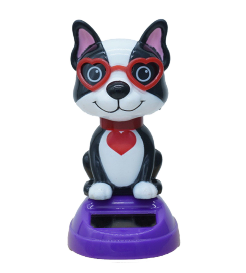 Gunes Enerjili Solar Sallanan Gozluklu Kedi