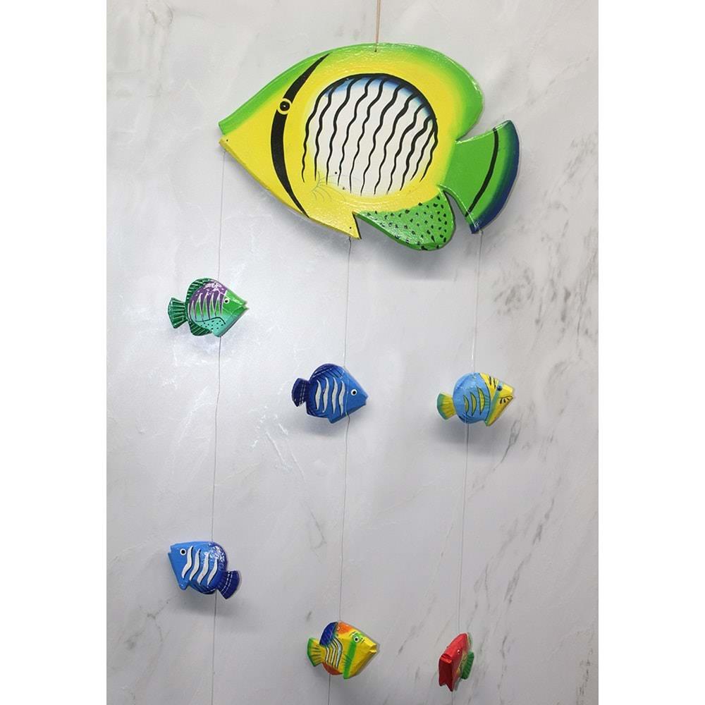 Ahsap Balikli Ruzgar Cani