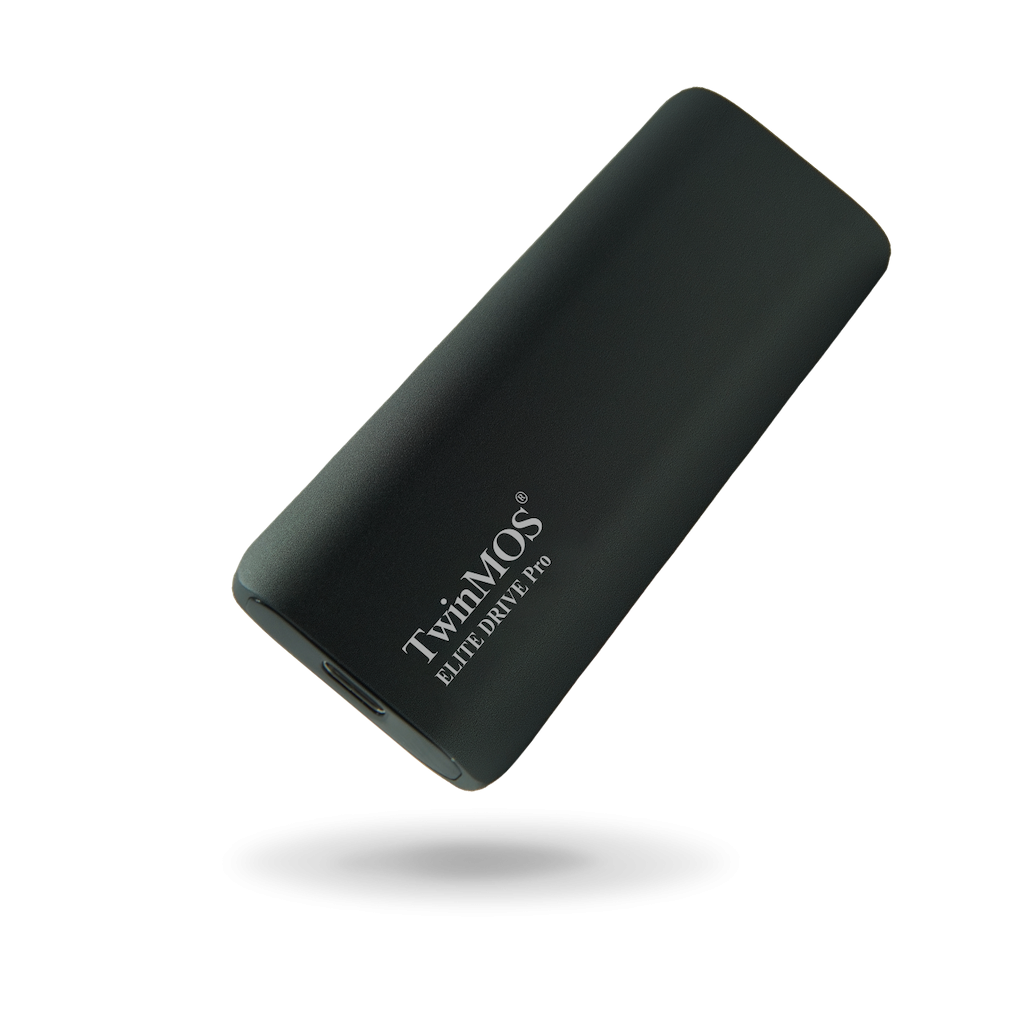 TwinMOS PSSD1TBEDP, 1TB, Tasinabilir External SSD, USB 3.2, Type-C (Dark Gray)