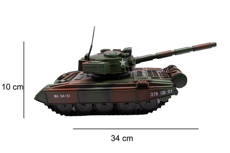 Dekoratif Metal Tank