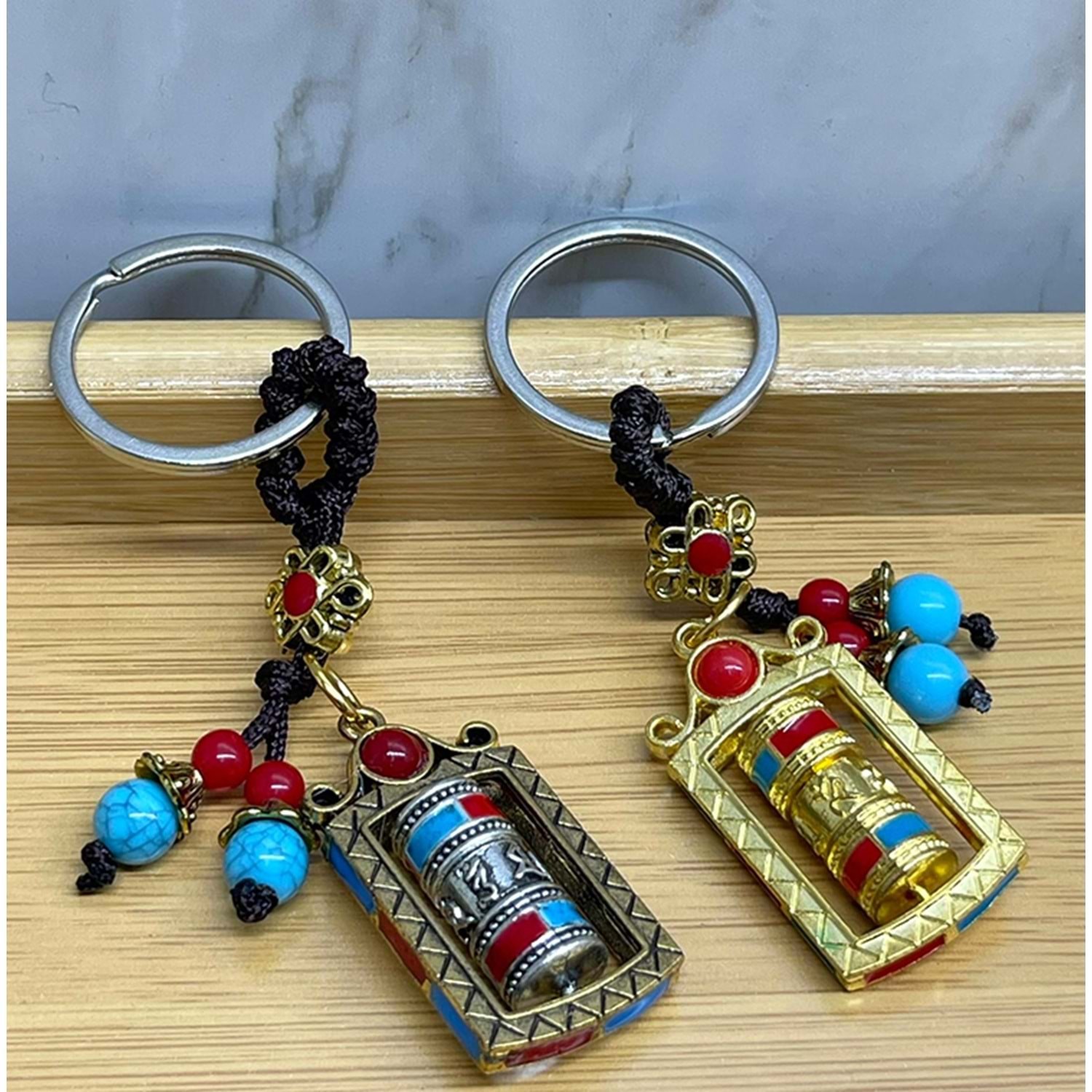 Metal Feng Shui Sans Carki Anahtarlik