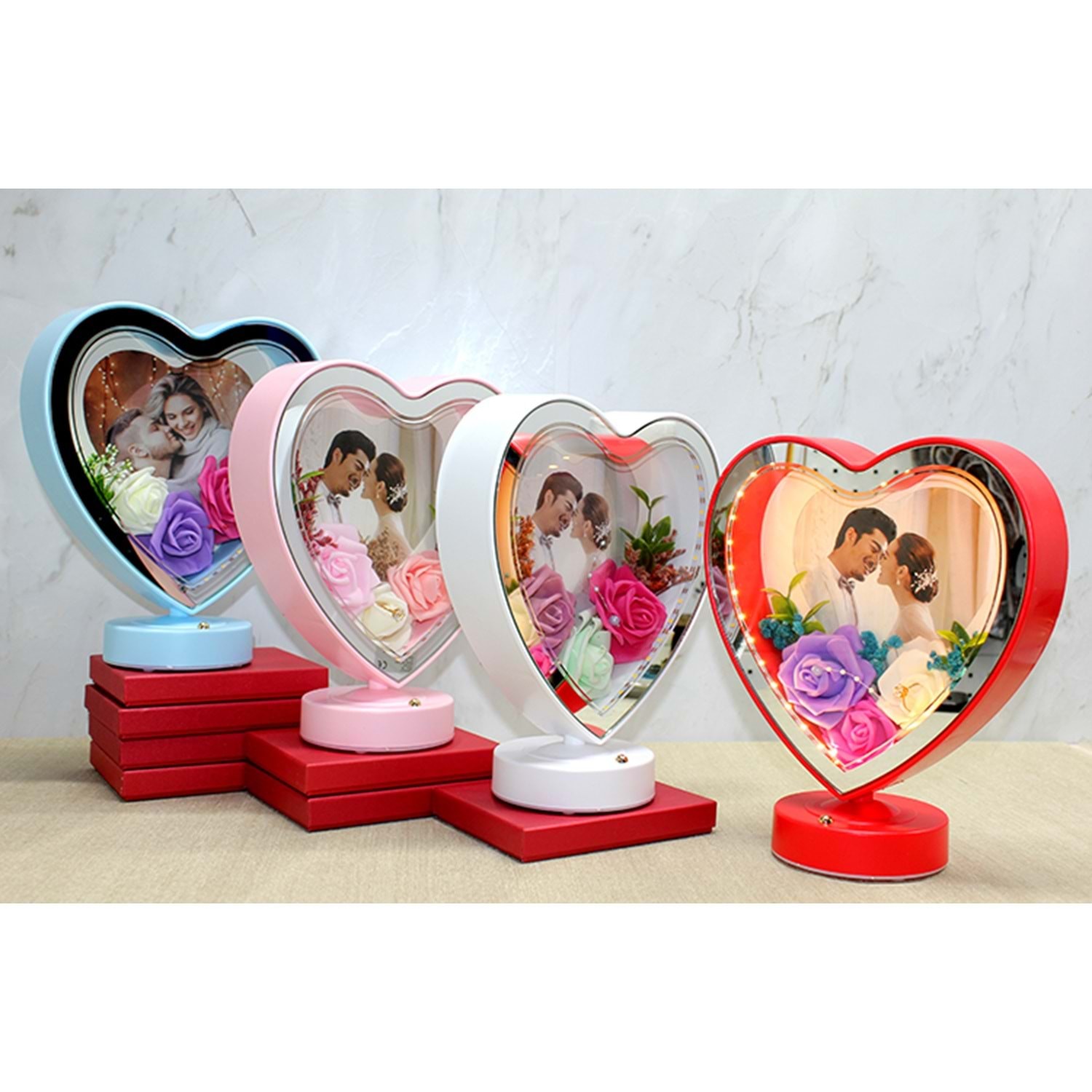 Fotograf Alanli Ledli Cerceve