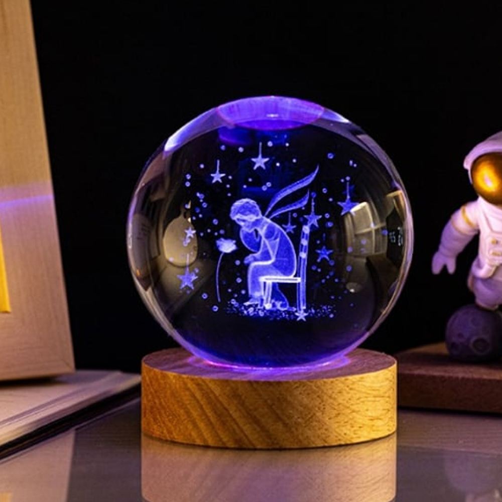 Ahsap Altlikli Renk Degistiren Cam Kure