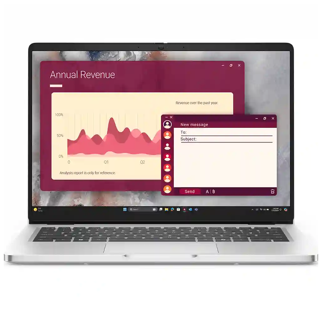 DELL Pro 14  PC14250-BTO113-U Ultra 5-235U, 14" FHD, 16Gb Ram, 512Gb SSD, Paylasimli Ekran Karti, Free Dos Notebook (210290342)