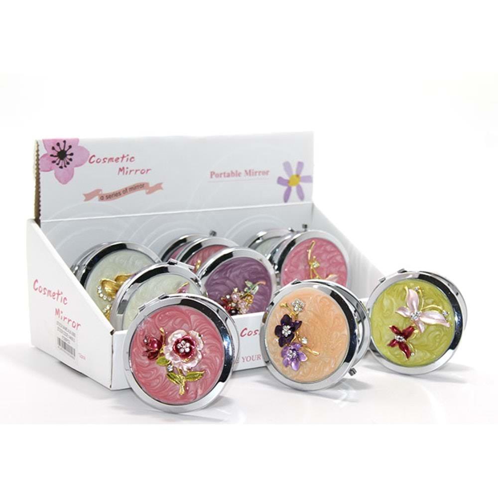 Kabartmali Desenli El Aynasi