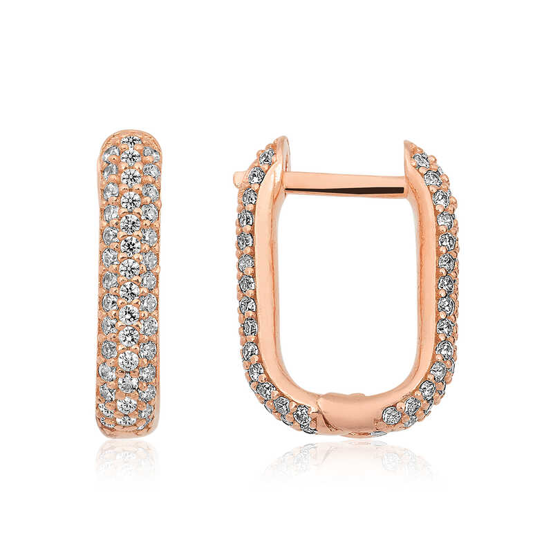 Gumus Cift Tarafli Beyaz Tasli J Bayan Kupe