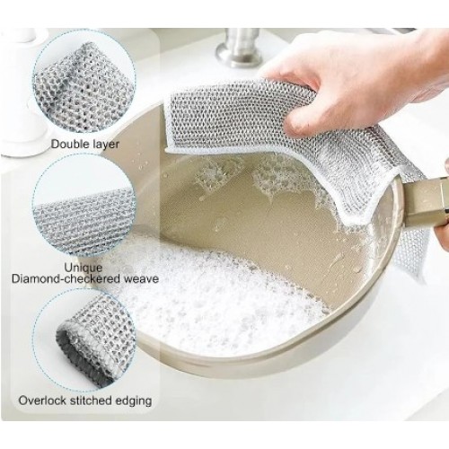 Cok Amacli Sihirli Tel Temizlik Bezi