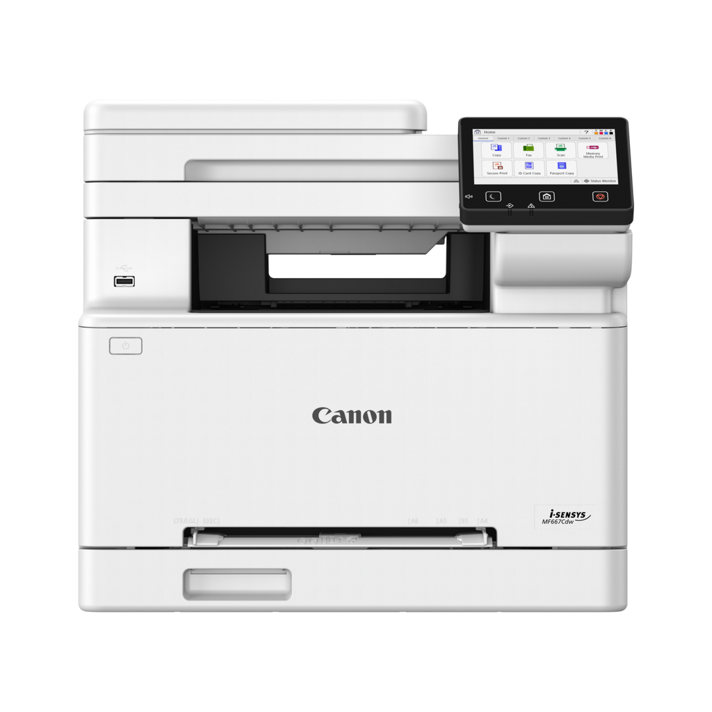 CANON i-SENSYS MF667CDW, Renkli Lazer Yazici,  Tarayici, Fotokopi, Fax, Wifi, Lan, Duplex