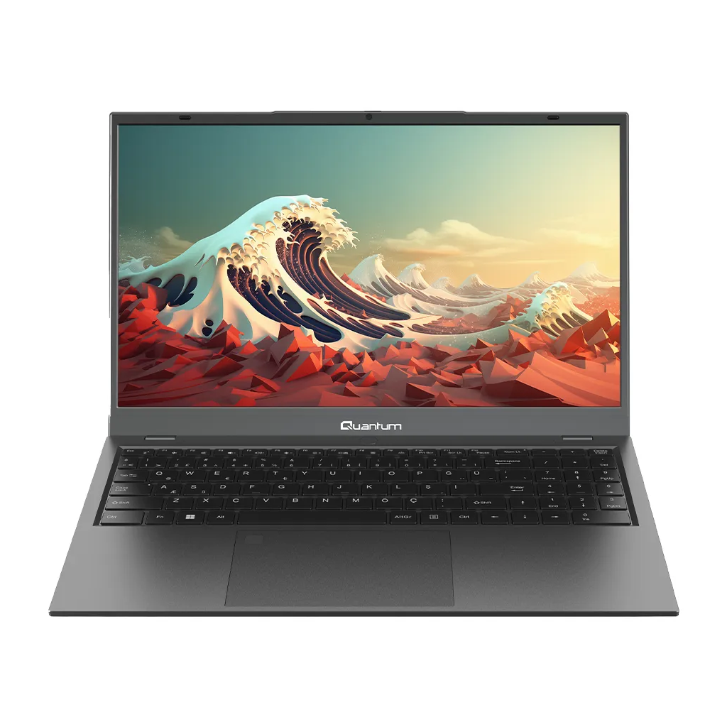 QUANTUM Prime TM1200, i5-13600H, 15,6" FHD, 16Gb Ram, 512Gb SSD, Paylasimli Ekran Karti, Isikli sivi gecirmez klavye, Parmak izi okuyucu, Free Dos Notebook