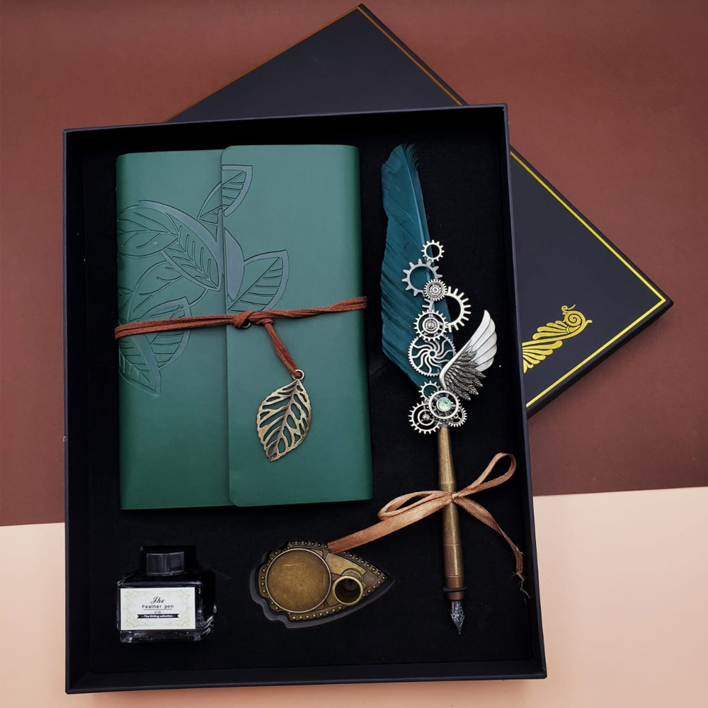 Murekkepli Divit Kalem Ve Defter Set