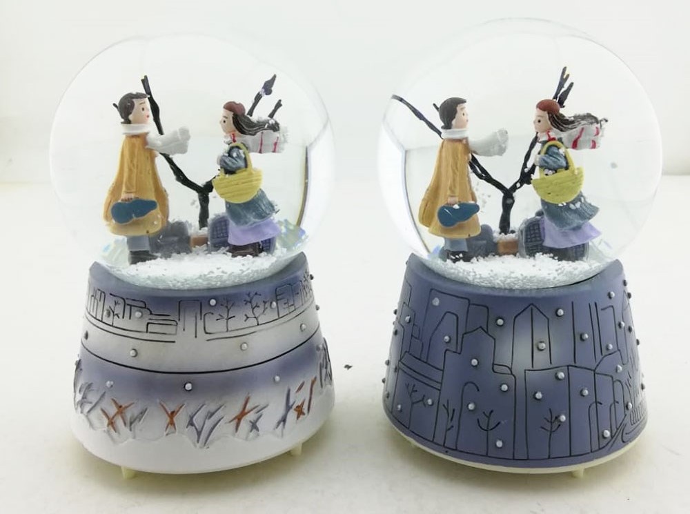 Kis Masali Kar Kuresi Orta Boy Dekoratif Hediyelik