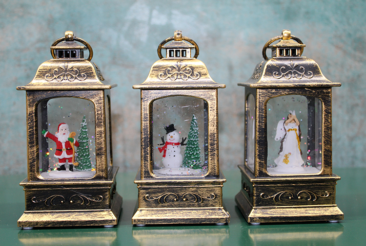 Yilbasi Temali Isikli Muzikli Kar Kuresi