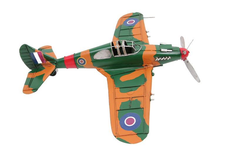 Metal Ucak Dekoratif Hediyelik