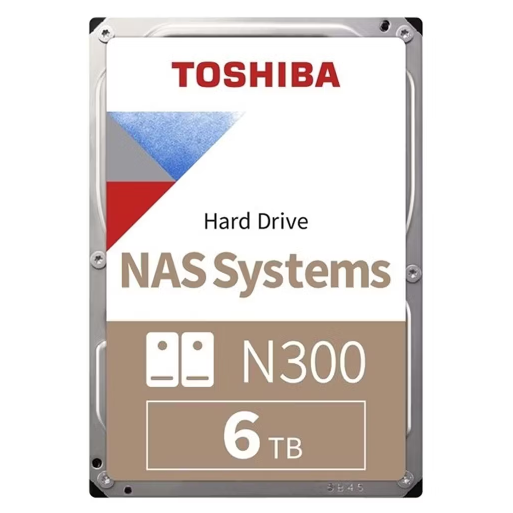 TOSHIBA N300, MN10ADA600S, 3.5", 6TB, 512Mb 7200 Rpm, SATA3, 7/24 NAS, SERVER, HDD (Turkiye Distributoru Garantili)