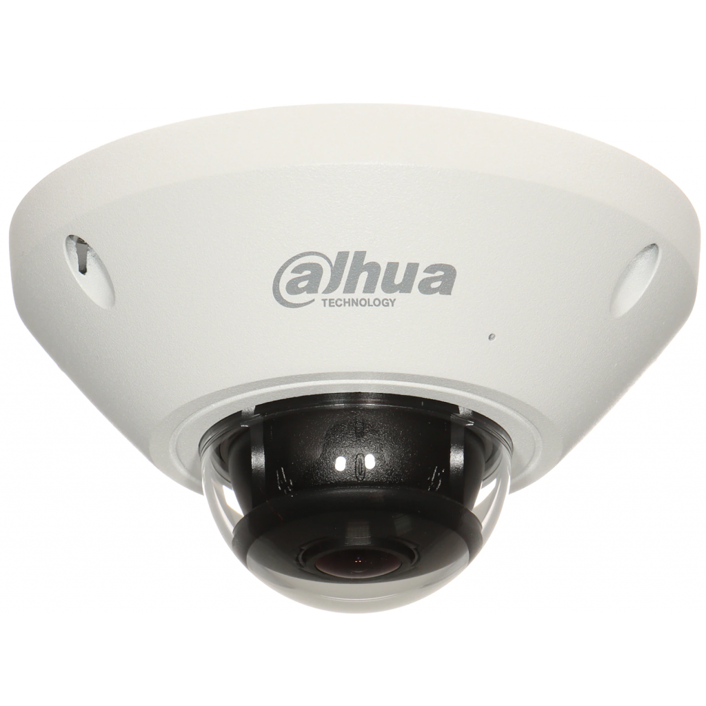 DAHUA  IPC-EB5541-AS, 5Mpix, 1.4mm Lens, 10Mt Gece Gorus, H265+, IK10, IP67, Dahili Mikrofon, Sd Kart, Metal Kasa, Fisheye  IP Kamera