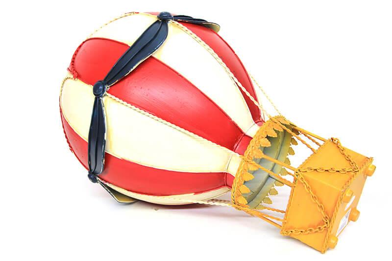 Dekoratif Metal Sicak Hava Balonu Vintage Biblo Ev Ofis Hediyelik