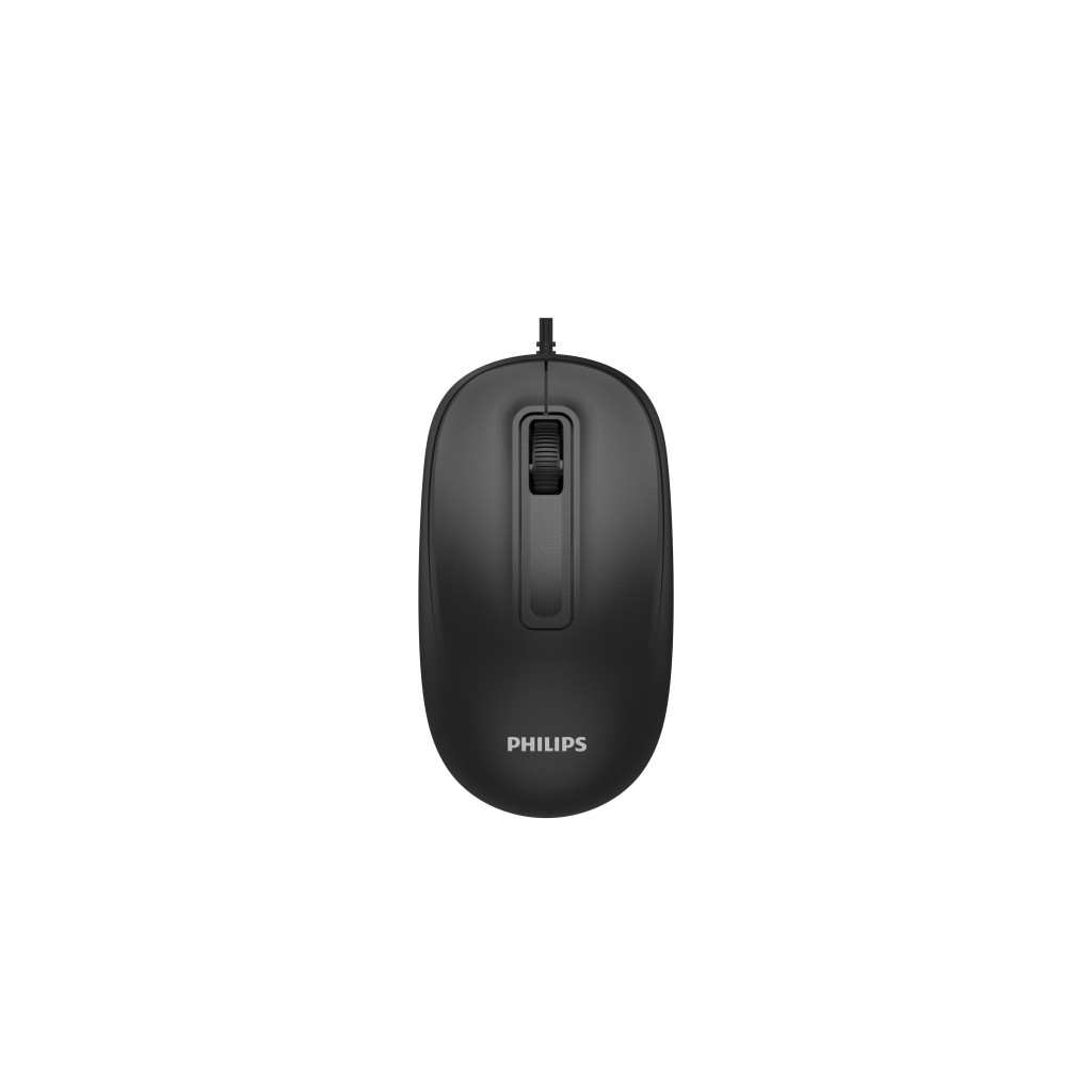 PHILIPS SPK7238B, Siyah, Usb Kablolu, 1200dpi, 3 Tuslu Optic Mouse
