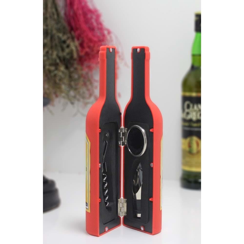 Sise Tirbuson Seti Kucuk Kirmizi