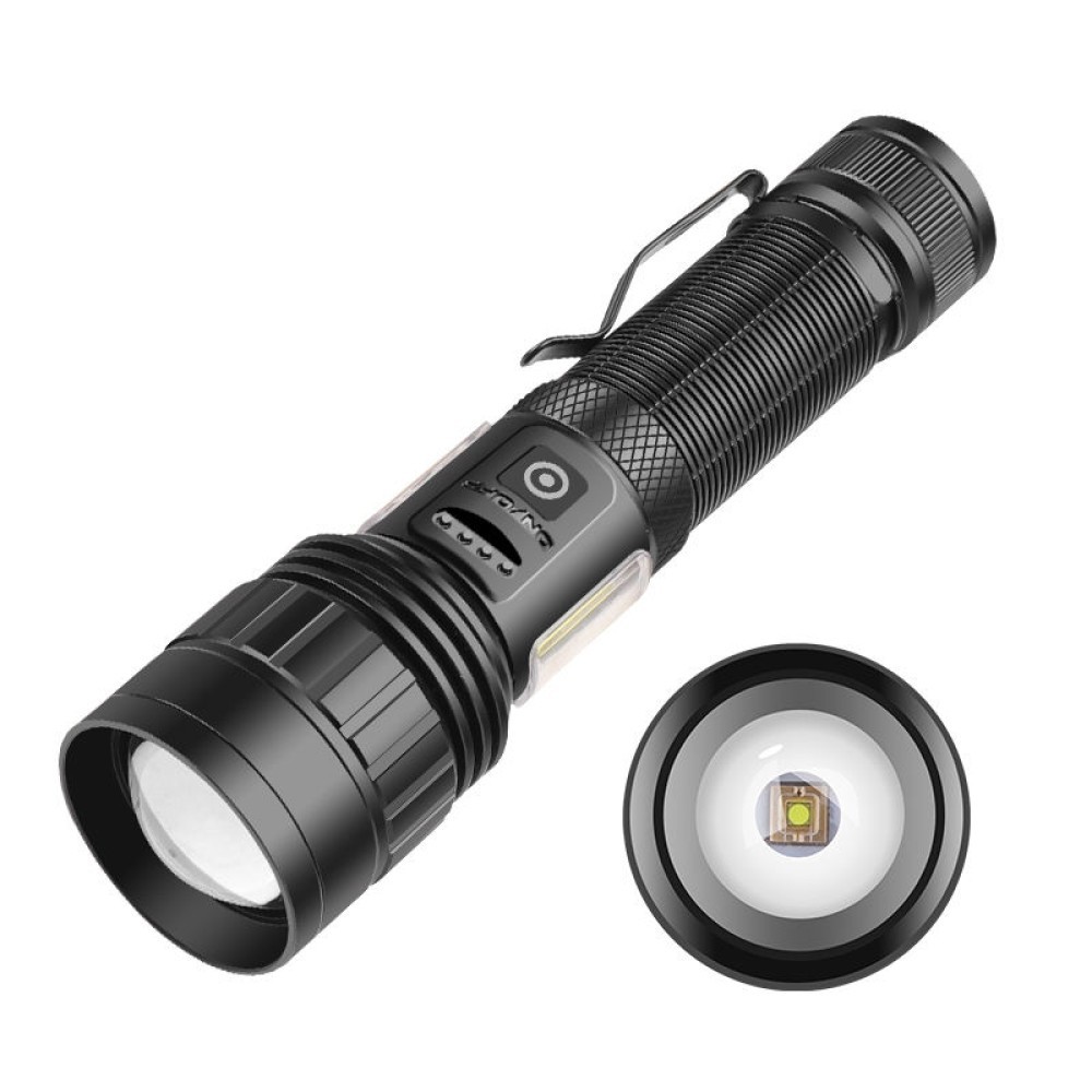 10000 Lumen Zoomlu Miknatisli Cob Led Powerbank Ozellikli El Feneri